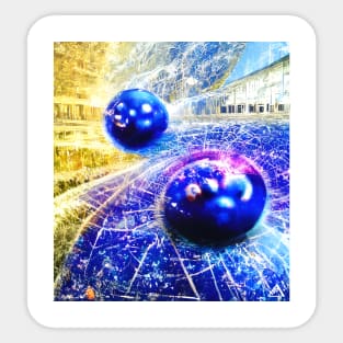 CERN and the Multiverse: When two universes collide like particles Sticker